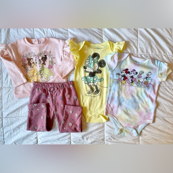 Disney Matching Sets Disney Baby Clothes Bundle Baby Girl 8 Months